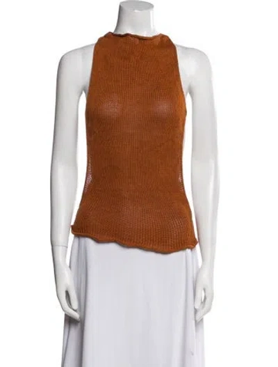 Pre-owned Savannah Morrow The Label Halterneck Sweater In Neutral