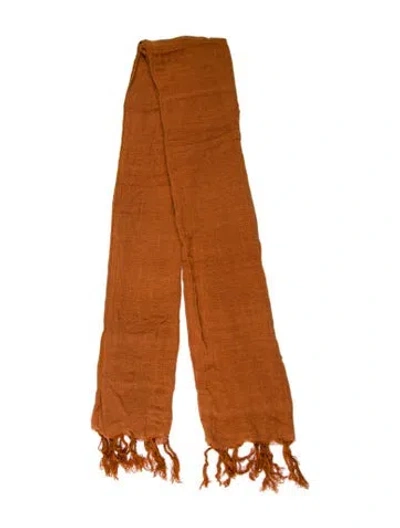 Pre-owned Savannah Morrow The Label Scarf In Brown