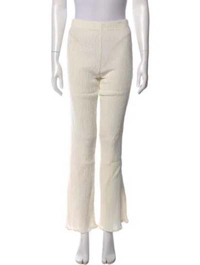 Pre-owned Savannah Morrow The Label Straight Leg Pants W/ Tags In Neutral