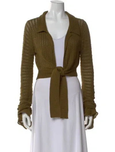 Pre-owned Savannah Morrow The Label Sweater In Green
