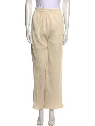 Pre-owned Savannah Morrow The Label Wide Leg Pants W/ Tags In Neutral