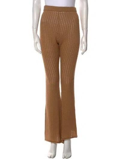 Pre-owned Savannah Morrow The Label Wide Leg Pants W/ Tags In Neutral