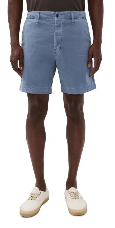 Save Khaki Cotton Relaxed Shorts 7 Union Blue