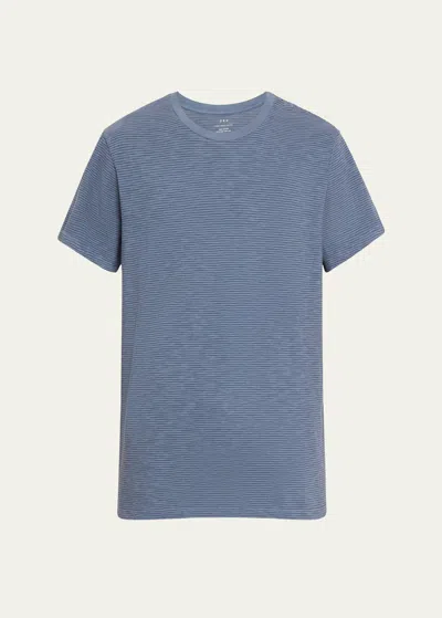 Save Khaki Men's Jersey Striped T-shirt In Blue