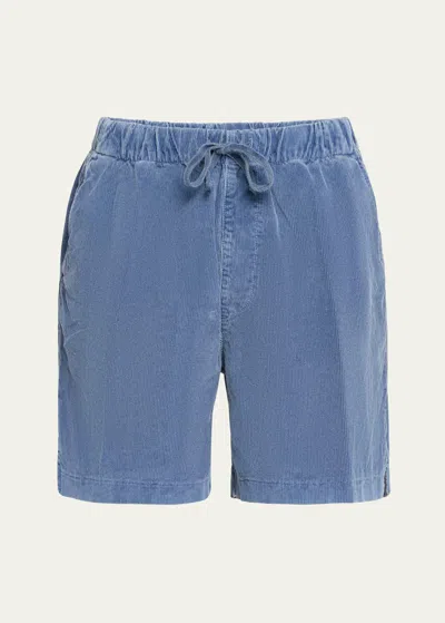 Save Khaki Men's Pigment-dyed Corduroy Shorts In Blue