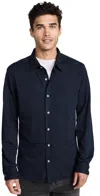 Save Khaki Supima Jersey Easy Shirt In Navy