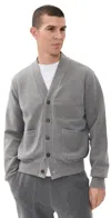 Save Khaki Twill Terry Cardigan Mocha In Gray