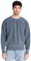 Save Khaki Twillback Terry Reversible Crew Sweatshirt Navy In Navy