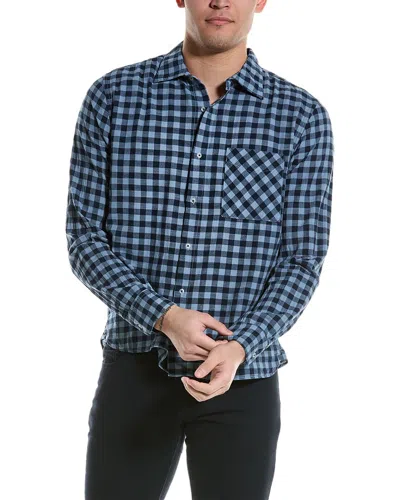 Save Khaki United Gingham Shirt In Blue