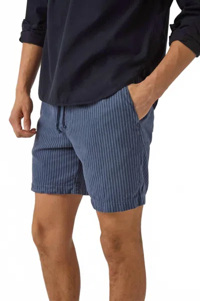 Save Khaki United Hemp Easy Short In Blue