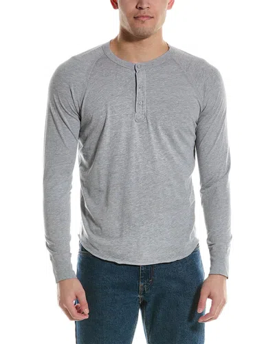 Save Khaki United Henley Shirt In Grey