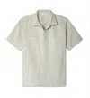 Save Khaki United Men's Cord Work Shirt In Ash In White