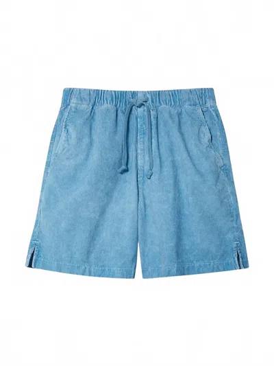 Save Khaki United Men's Corduroy Easy Short In Ocean In Blue