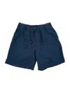 Save Khaki United Men's Homespun Easy Short In Indigo In Multi