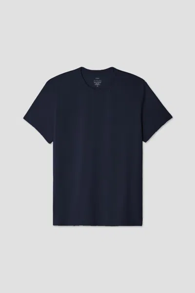 Save Khaki United Men's Short Sleeve Supima Crew Tee In Navy In Blue