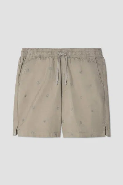 Save Khaki United Men's Twill Easy Short Optimist Print In Khaki In Gray
