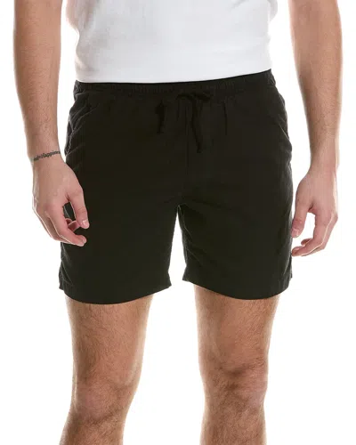 Save Khaki United Twill Easy Short In Black