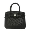 Save My Bag Bow Handbag In Black