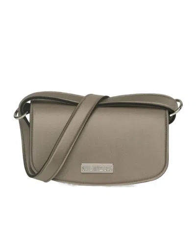 Save My Bag Flip Shoulder Bag In Nude