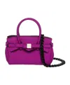 Save My Bag Missy Key-strip Shoulder Bag In Purple