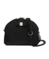 Save My Bag Moon Chain Shoulder Bag In Black