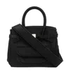 Save My Bag Petite Jumbo Logo Diagonal Backpack In Black