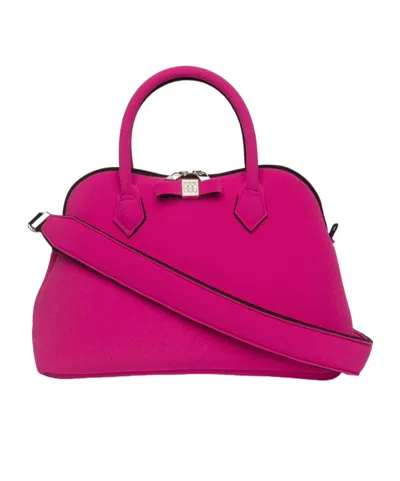 Save My Bag Princess Midi Cabana Logo Shoulder Bag In Pink