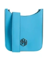 Save My Bag Woman Cross-body Bag Azure Size - Recycled Polyamide, Elastane In Blue