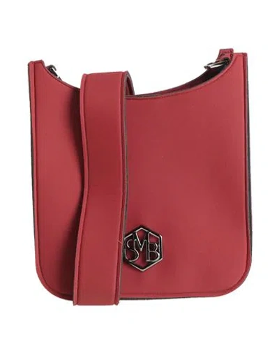 Save My Bag Woman Cross-body Bag Brick Size - Recycled Polyamide, Elastane In Red