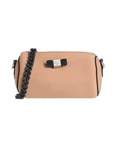 Save My Bag Woman Cross-body Bag Camel Size - Peek (polyether - Ether - Ketone), Polyamide, Elastane In Beige