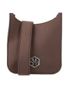 Save My Bag Woman Cross-body Bag Chocolate Brown Size - Recycled Polyamide, Elastane