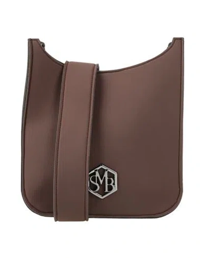 Save My Bag Woman Cross-body Bag Chocolate Brown Size - Recycled Polyamide, Elastane