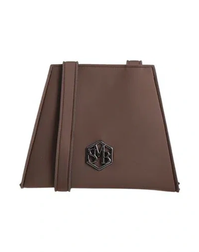 Save My Bag Woman Cross-body Bag Dark Brown Size - Recycled Polyester, Elastane