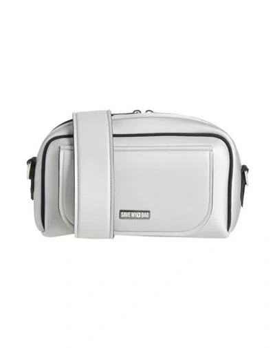 Save My Bag Woman Cross-body Bag Grey Size - Polyester, Elastane