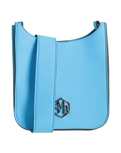 Save My Bag Woman Cross-body Bag Light Blue Size - Recycled Polyamide, Elastane