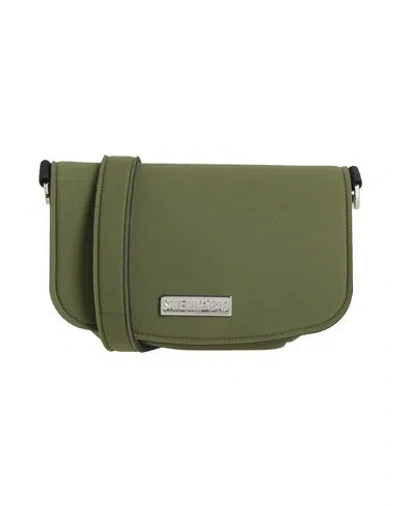 Save My Bag Woman Cross-body Bag Military Green Size - Polyester, Polyamide, Elastane