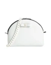 Save My Bag Woman Cross-body Bag Off White Size - Peek (polyether - Ether - Ketone), Polyamide, Elas