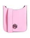 Save My Bag Woman Cross-body Bag Pink Size - Recycled Polyamide, Elastane