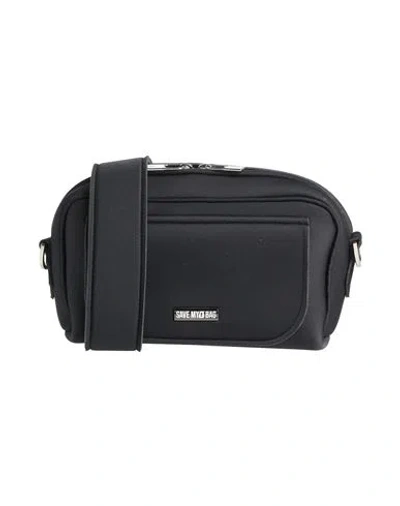 Save My Bag Woman Cross-body Bag Black Size - Polyester, Polyamide, Elastane