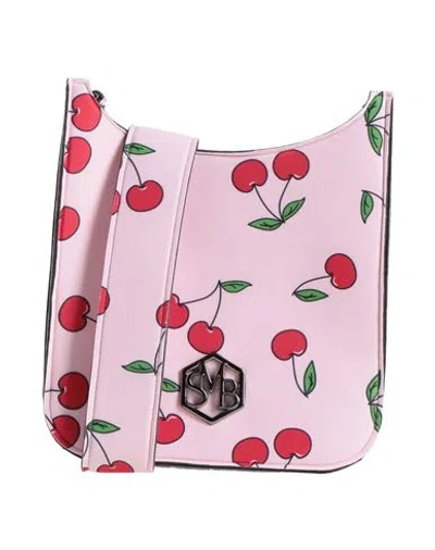 Save My Bag Woman Cross-body Bag Light Pink Size - Polyamide, Elastane