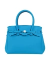 Save My Bag Woman Handbag Azure Size - Peek (polyether - Ether - Ketone), Polyamide, Elastane In Blue
