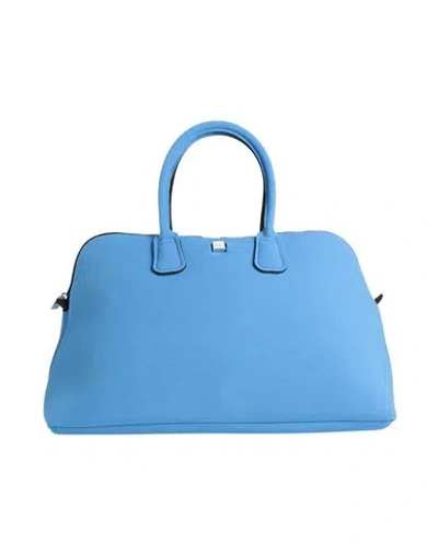 Save My Bag Woman Handbag Azure Size - Polyamide, Elastane In Blue