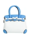 Save My Bag Woman Handbag Azure Size - Polyamide, Elastane In Blue
