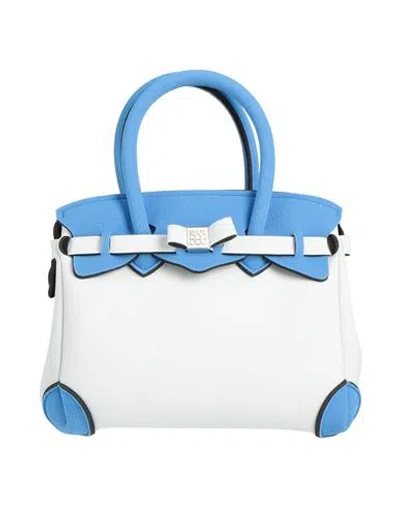 Save My Bag Woman Handbag Azure Size - Polyamide, Elastane In Blue