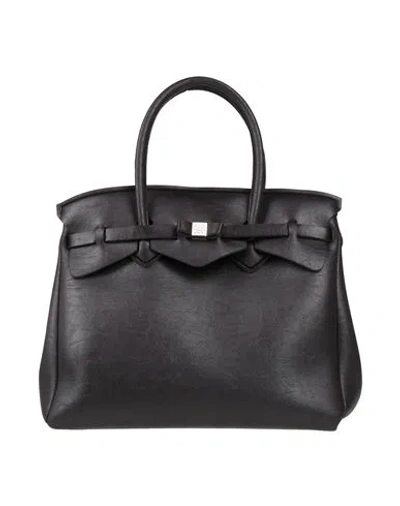 Save My Bag Woman Handbag Black Size - Lycra