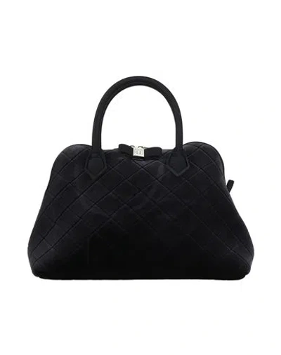 Save My Bag Woman Handbag Black Size - Peek (polyether - Ether - Ketone), Polyamide, Elastane