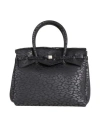 Save My Bag Woman Handbag Black Size - Polyamide, Elastane In Black