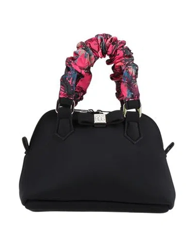 Save My Bag Woman Handbag Black Size - Polyethylene, Polyamide, Elastane