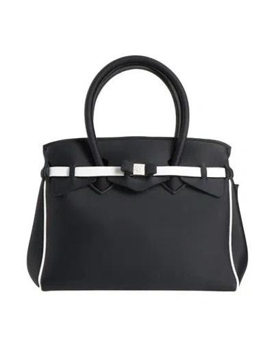 Save My Bag Woman Handbag Black Size - Polyamide, Elastane