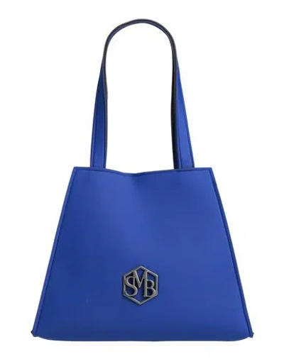 Save My Bag Woman Handbag Blue Size - Polyamide, Elastane